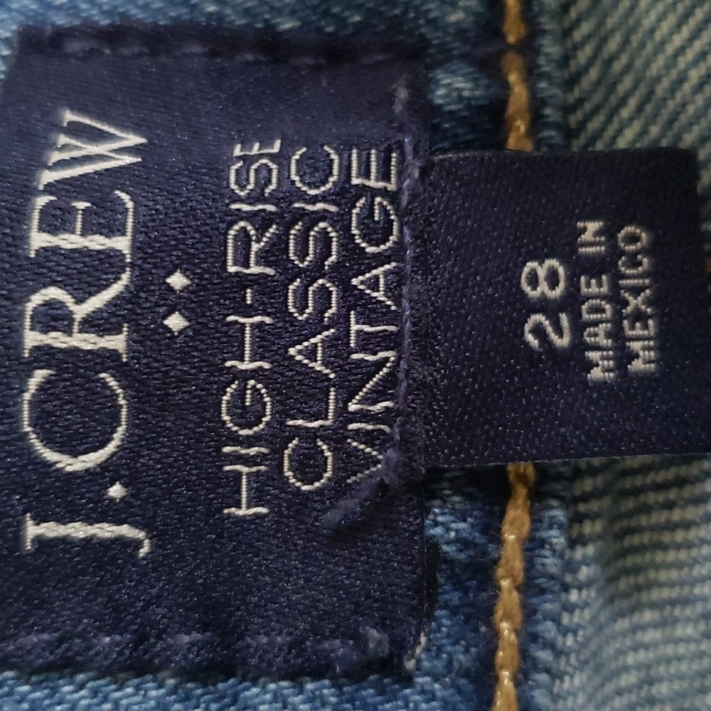 J. Crew Jeans Womens 28 Blue High Rise Classic Vintage Classic Denim - Picture 2 of 8